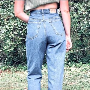Vintage Original Medium Wash Liz Wear Estilo Jeans